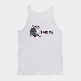 Existential Rage Opossum Screaming Fight Me Tank Top